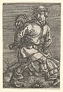 Peasant Couple Dancing