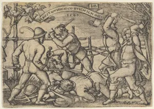 Peasants' Brawl from The Peasants' Feast or the Twelve Months