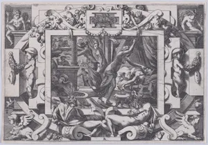 Pelias Killed by his Daughters (Dont par pitié elles prennent courage son sang vider par violent outrage...), from "Jason and the Golden Fleece"