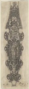 Pendant Design with Judith Holding the Head of Holofernes, from Des Pendants de Cleffs pour les Femmes