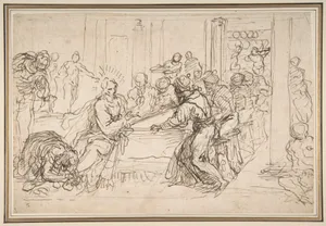 Penitent Woman Anointing the Feet of Christ at the Table of Simon the Pharisee