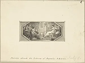 Pericles Attends the Lectures of Aspasia