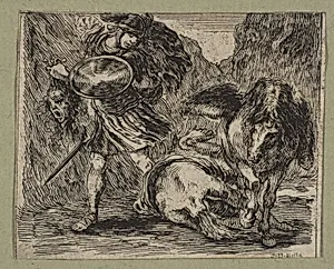 Persée et Méduse by Stefano della Bella|Jean Desmarets de Saint-Sorlin|Henri Le Gras|Louis XIV, King of France|Cardinal Jules Mazarin