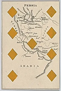 Persia in Asia, from "Court Game of Geography"