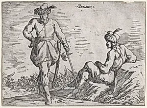 Persians, from a set of costume plates of different nations by Johann Wilhelm Baur