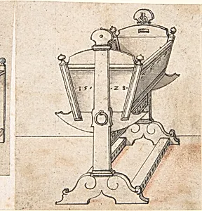 Perspectival Drawing of a Cradle