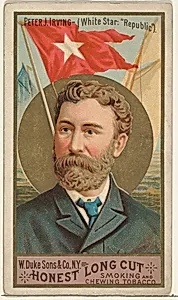Peter J. Irving, from the Sea Captains series (N127) issued by Duke Sons & Co. to promote Honest Long Cut Tobacco by George S. Harris & Sons|W. Duke, Sons & Co.
