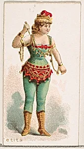 Petita, from the Ballet Queens series (N182) issued by Wm. S. Kimball & Co. by William S. Kimball & Company