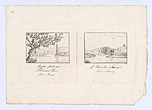Peuplier plante par Thomas Paine and Le Pont des Sauvages, Point-Breeze by Charlotte Bonaparte