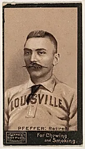 Pfeffer, Retired, Louisville, from Mayo's Cut Plug Baseball series (N300) by P.H. Mayo & Brother, Richmond, Virginia