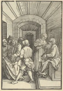 Pilate Washing his Hands, from Speculum passionis domini nostri Ihesu Christi