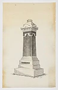 Pillar Grave Monument with Leafy Capital, No. 1538