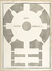 Plan of the Tempio della Speranza