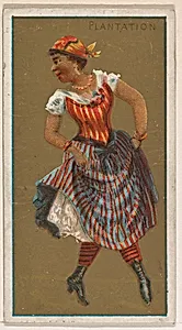 Plantation, from National Dances (N225, Type 1) issued by Kinney Bros. by Kinney Brothers Tobacco Company