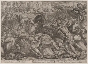 Plate 10: The Fall of Jericho, from 'The Battles of the Old Testament'