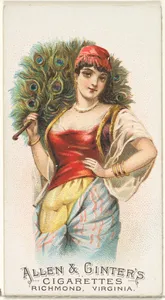 Plate 11, from the Fans of the Period series (N7) for Allen & Ginter Cigarettes Brands