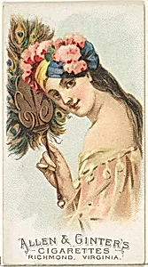 Plate 12, from the Fans of the Period series (N7) for Allen & Ginter Cigarettes Brands by Allen & Ginter|Schumacher & Ettlinger
