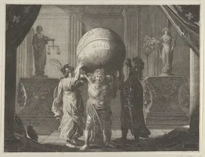 Plate 13: Allegory on the Discord in France, from Caspar Barlaeus, "Medicea Hospes"