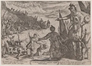 Plate 13: Gideon Choosing his Soldiers, from 'The Battles of the Old Testament'