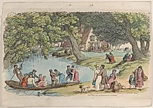 Plate 15, from "World in Miniature" by Rudolph Ackermann, London|Thomas Rowlandson