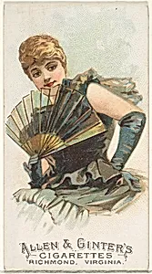 Plate 16, from the Fans of the Period series (N7) for Allen & Ginter Cigarettes Brands by Allen & Ginter|Schumacher & Ettlinger