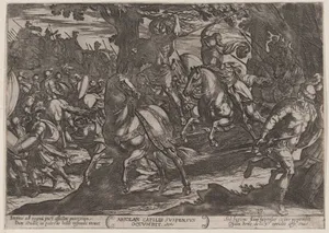 Plate 19: Jacob Killing Absalom, from The Battles of the Old Testament