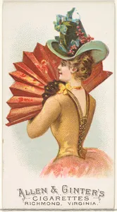 Plate 20, from the Fans of the Period series (N7) for Allen & Ginter Cigarettes Brands