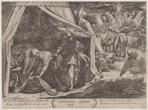 Plate 23: Judith and Holofernes, from 'The Battles of the Old Testament'