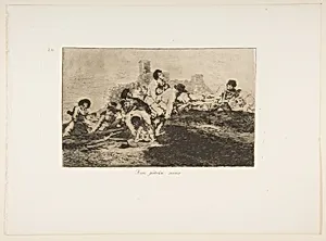 Plate 24 from "The Disasters of War" (Los Desastres de la Guerra): 'They can still be of use' (Aun podrán servir) by Goya (Francisco de Goya y Lucientes)
