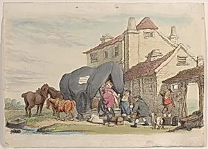Plate 26: A Flying Wagon, from "World in Miniature"