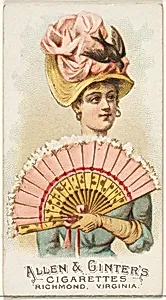 Plate 27, from the Fans of the Period series (N7) for Allen & Ginter Cigarettes Brands by Allen & Ginter|Schumacher & Ettlinger