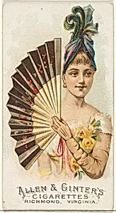 Plate 28, from the Fans of the Period series (N7) for Allen & Ginter Cigarettes Brands by Allen & Ginter|Schumacher & Ettlinger