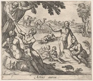 Plate 3: The Age of Gold (Aetas aurea), from Ovid's 'Metamorphoses'