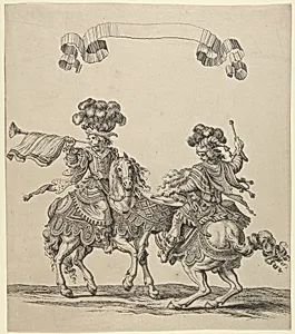 Plate 30 from "Course des Tetes et Bagues"