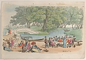 Plate 30: The Social Day, from "World in Miniature"