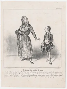 Plate 31: Fortune makes one forget one's friends, from 'Caricaturana,' published in Les Robert Macaires