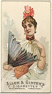 Plate 35, from the Fans of the Period series (N7) for Allen & Ginter Cigarettes Brands by Allen & Ginter|Schumacher & Ettlinger