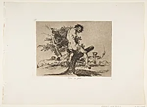 Plate 37 from "The Disasters of War" (Los Desastres de La Guerra): 'This is worse' (Esto es peor) by Goya (Francisco de Goya y Lucientes)