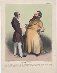 Plate 4: Robert Macaire, discount broker, from 'Caricaturana,' published in Les Robert Macaires