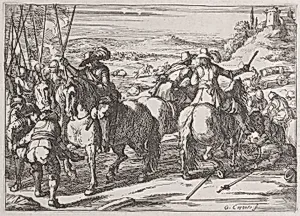 Plate 4: the rescuing of dead and wounded soldiers