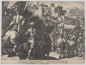 Plate 4: The victory of Goleta, near Tunis, from the "Triumphs of Charles V"