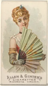 Plate 49, from the Fans of the Period series (N7) for Allen & Ginter Cigarettes Brands