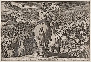 Plate 5: The Defeat of the Ethiopians, from 'The Battles of the Old Testament,' by Nicolaus van Aelst|Antonio Tempesta