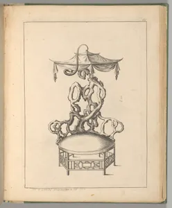 Plate 66: Arm Chair, from "A New Book of Chinese Designs"