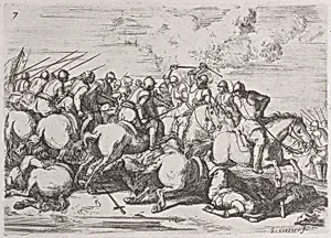 Plate 7: shock of a cavalry