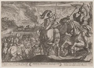 Plate 7: The Egyptians Pursuing the Israelites, from 'The Battles of the Old Testament'