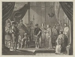 Plate 7: The Marriage of Francisco I de Medici and Johanna of Austria, from Caspar Barlaeus, "Medicea Hospes"