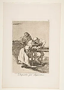 Plate 78 from "Los Caprichos": Be quick, they are waking up (Despacha, que dispiertan) by Goya (Francisco de Goya y Lucientes)
