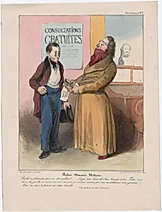 Plate 8: Robert Macaire, doctor, from 'Caricaturana,' published in Les Robert Macaires by Charles Philipon|Honoré Daumier|Junca|Aubert et Cie|Aubert et Cie