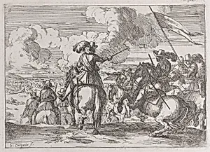 Plate 8: the march to the battlefield